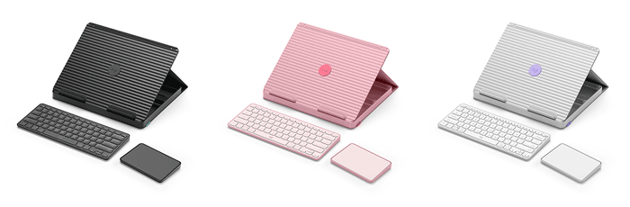 Les couleurs du case pop up desk