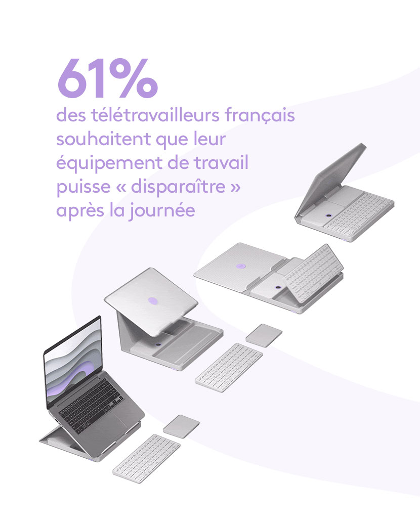 Le Casa Pop Up Desk en ouverture